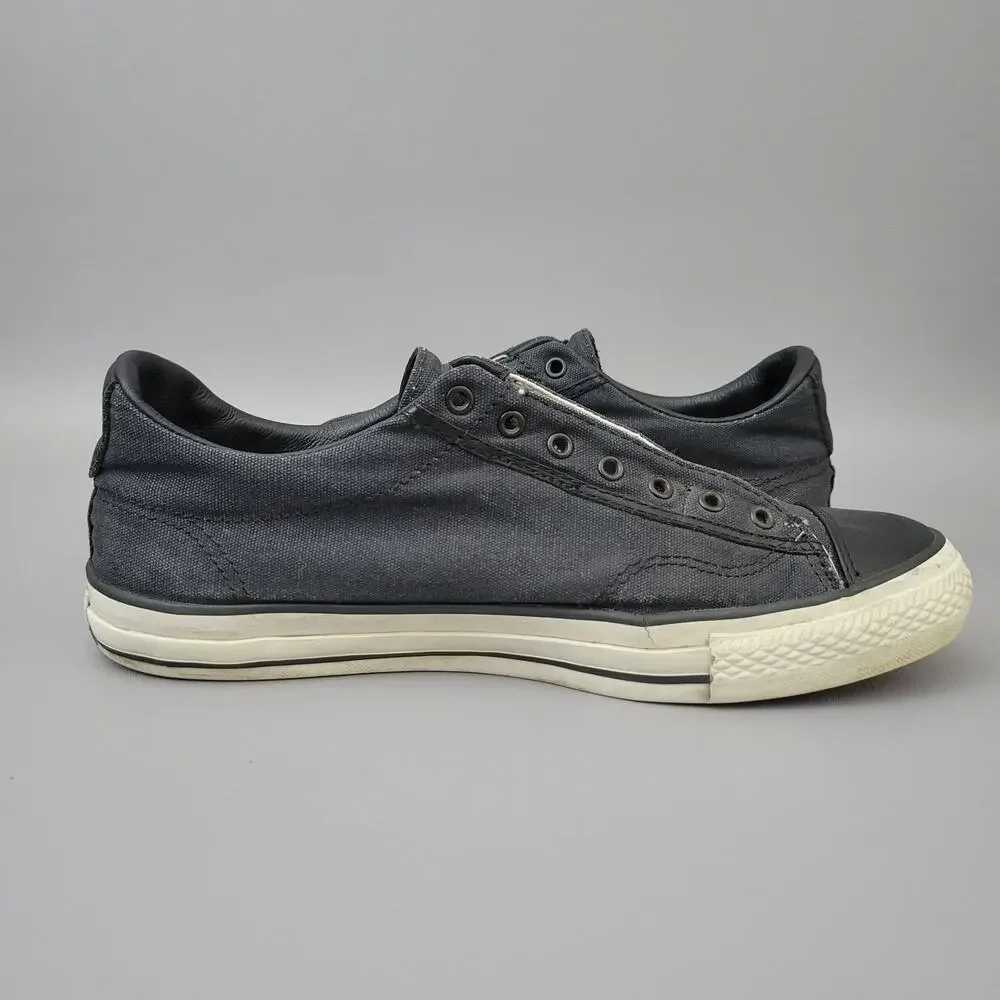 Converse x John Varvatos Chuck Taylor Laceless Slip-On Sneakers Men 9.5 Black - Picture 4 of 16